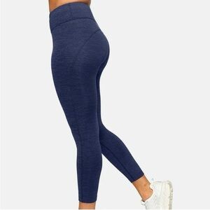 Outdoor Voices Tech Sweat Crop Flex Legging in Navy Small
